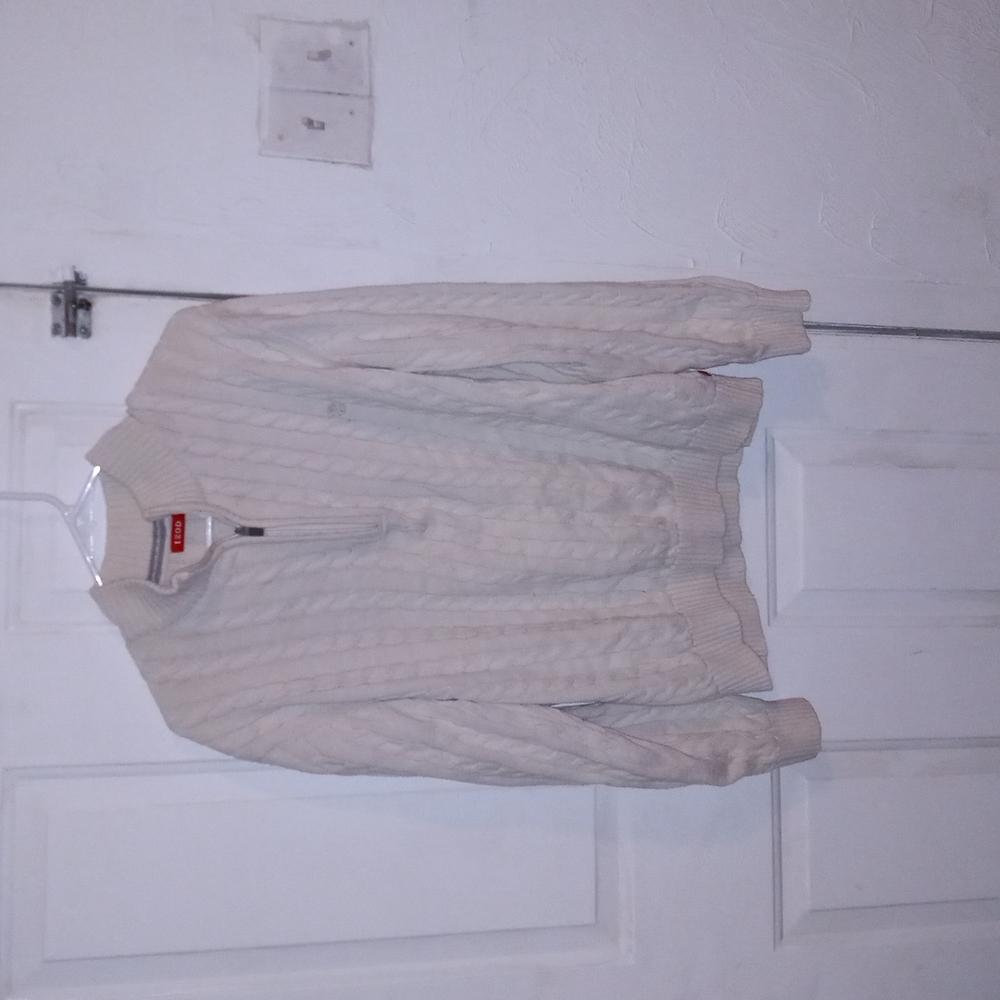 Izod white sweater